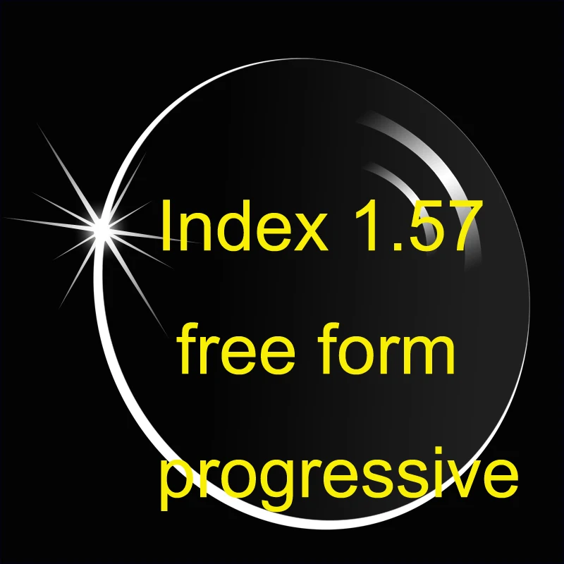 

Index 1.56 Free Form Progressive Lenses Wider Focus Angle Multi-Focus Without Line For Myopia Or Presbyopia