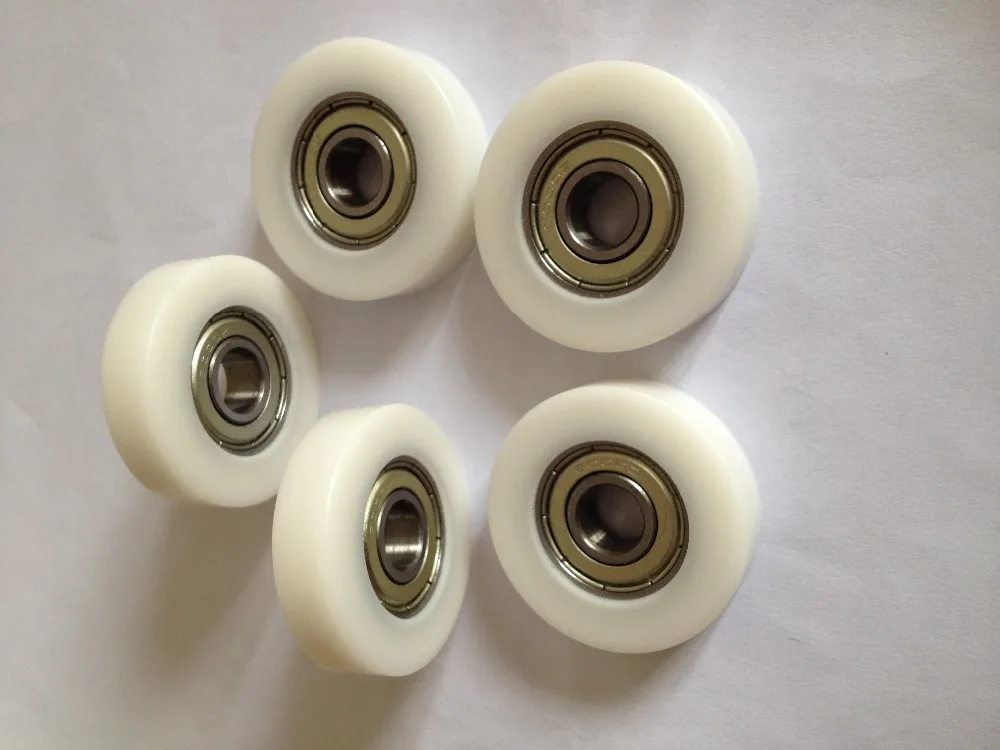 high quality polyformaldehyde POM coated ball bearings 626zz embedded bearing Total Diamater: 6*26*8mm