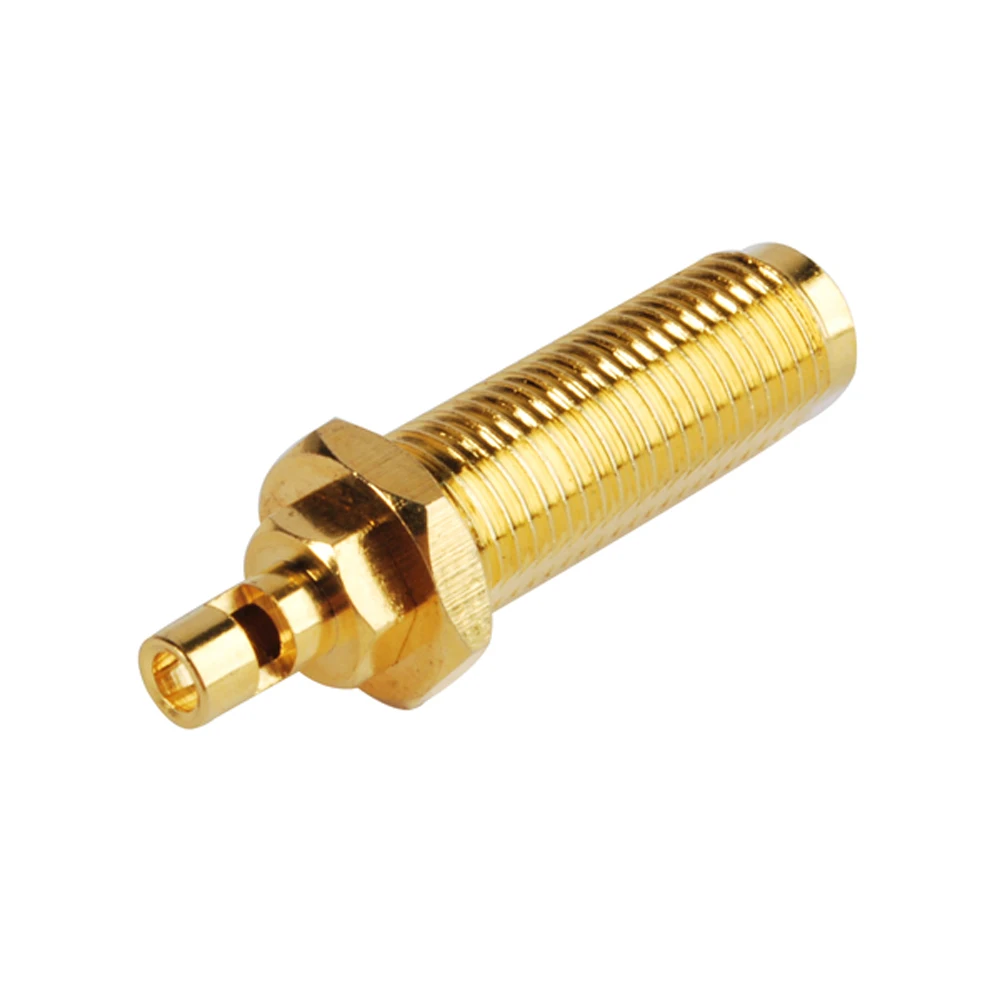 Eightwood 5 PCS SMA Jack Female RF Coaxial Connector Adapter Attachment Long Thread with 17mm Crimp for 1.37/1.13 Coaxial Cable