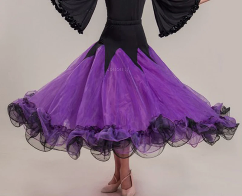 Jupes de danse de salon modernes, robe standard pour concours, costume de scène flamenco, vêtements de valse, APEST, 0421