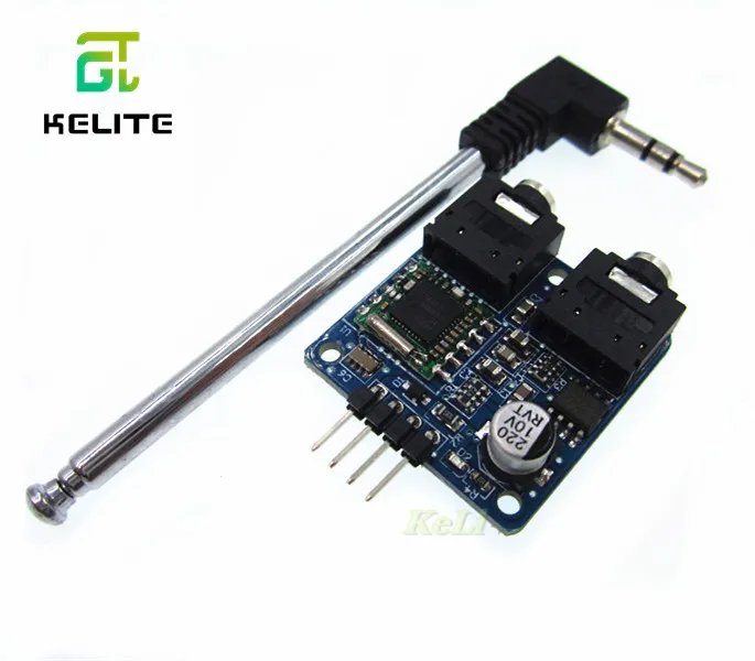 1pcs TEA5767 FM Stereo Radio Module 76-108MHZ With Free Cable Antenna