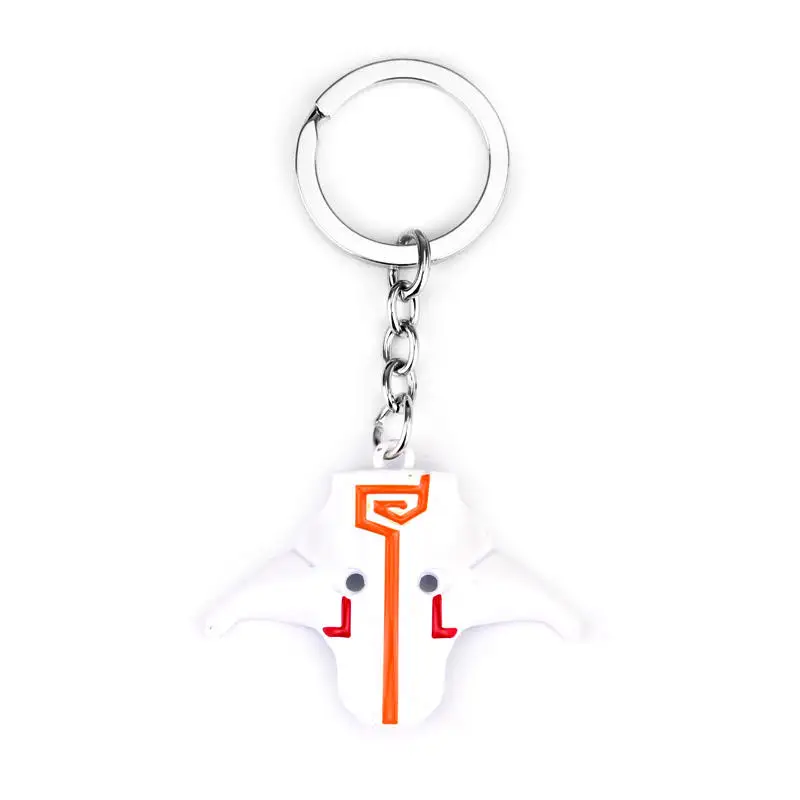 Game Dota 2 Keychain Pudge Hook Sword Weapon Pendant Keyrings Fans Cosplay Jewelry Gift