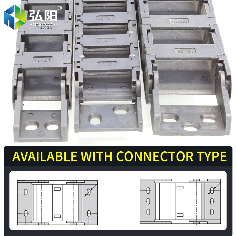 Nylon tank towline for laser machine Cable track protection slot for laser cutting machine Laser machine parts