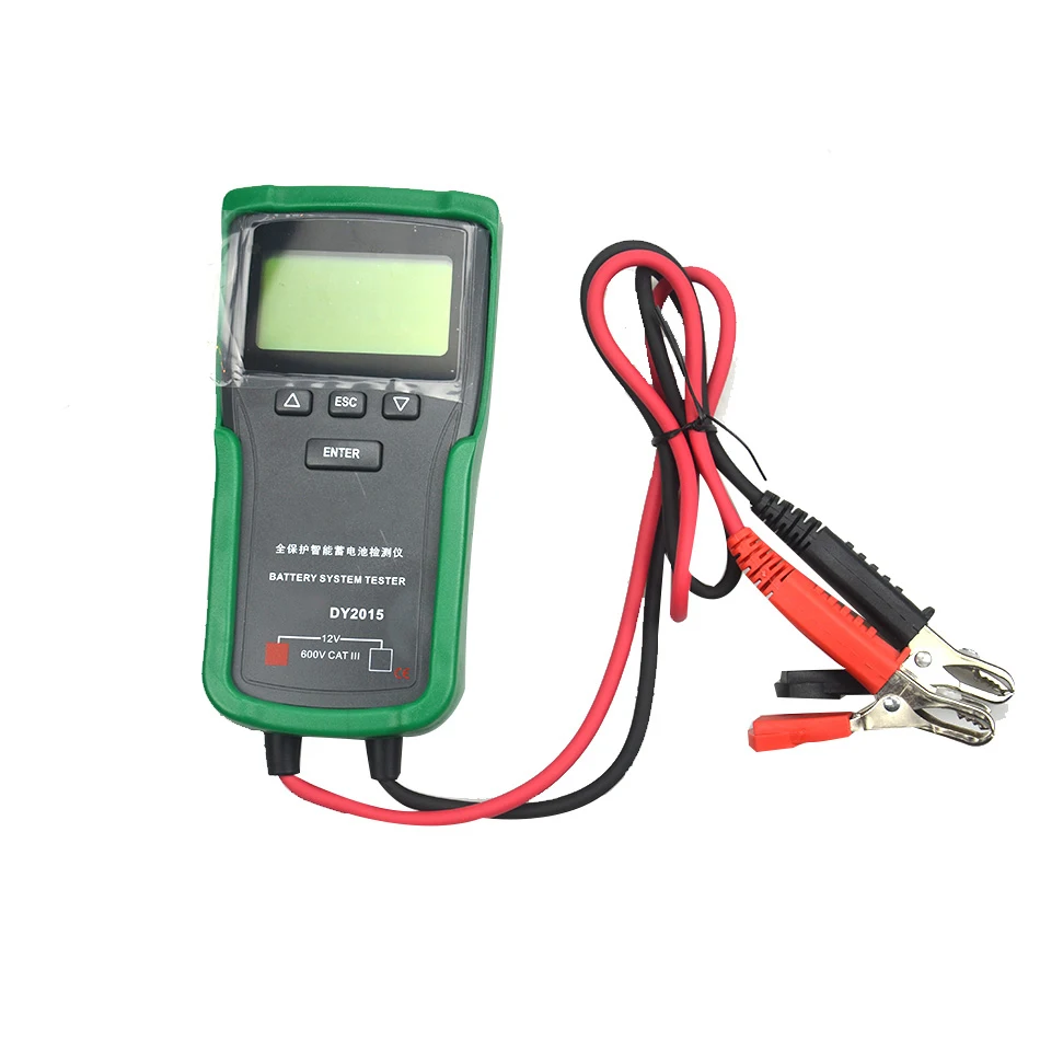 Testeur de batterie de voiture 12V, capacité de Charge maximale, Charge électronique, Test de Charge de la batterie, manuel en anglais