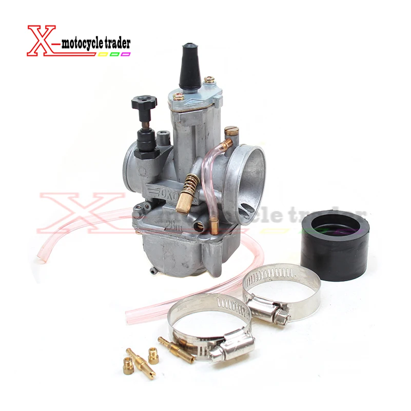 NEW 2T 4T Universal Keihin Koso OKO Motorcycle Carburetor Carburador 21 24 26 28 30 32 34mm With Power Jet For Racing Moto