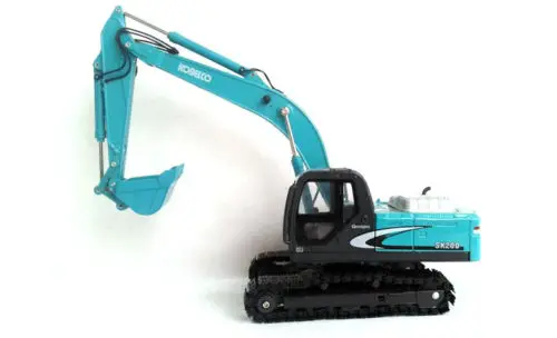 Alloy Model Toy 1:40 Scale Kobelco SK200-8 Hydraulic Excavators Engineering Machinery Collectible Diecast Toy Model Replica