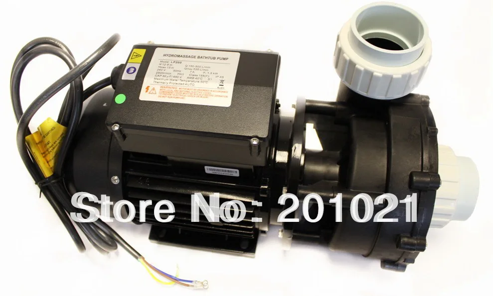 

Choose 50HZ OR 60HZ LX LP200 Water pump hot tub pump or pump connector