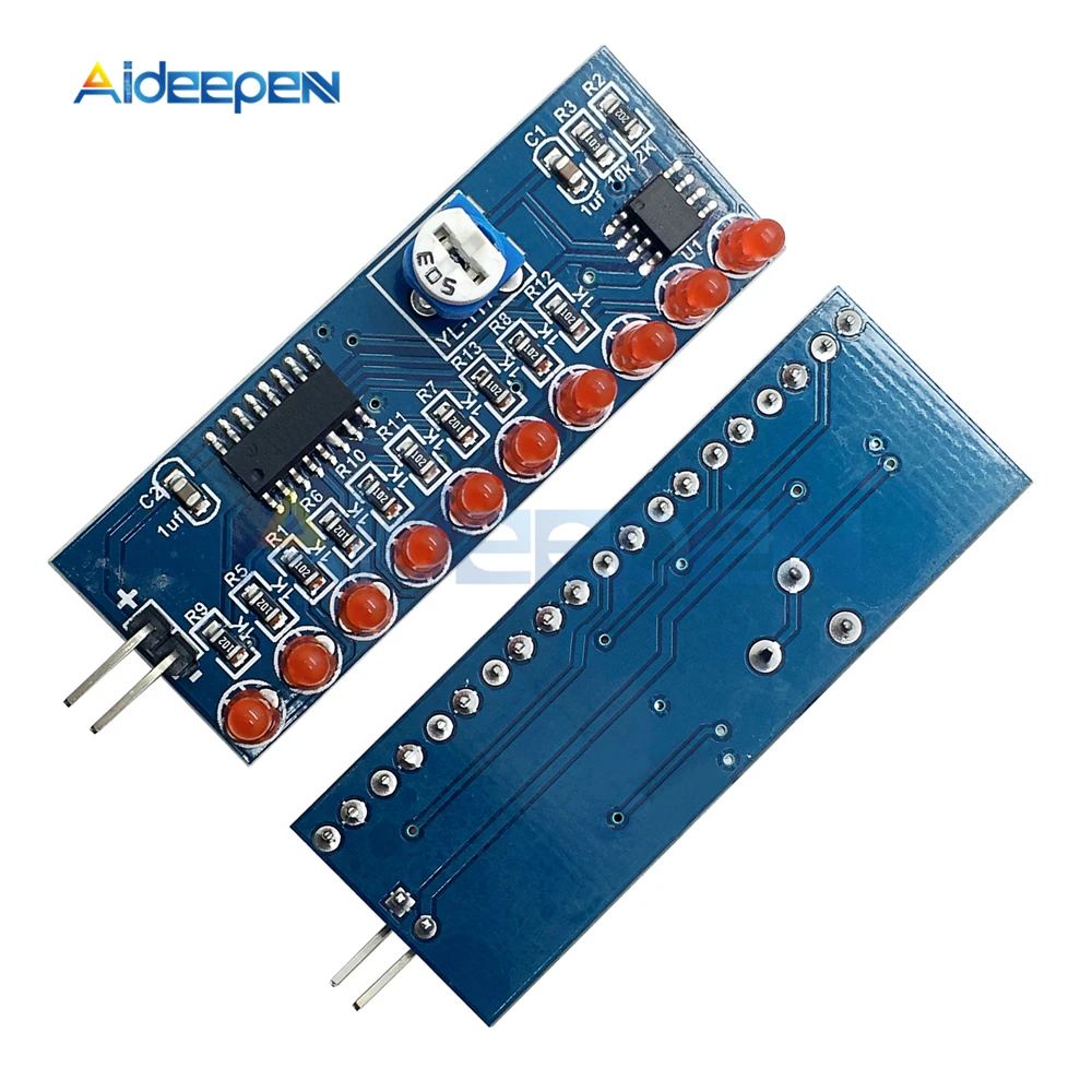 NE555 CD4017 NE555 Driver Water Powered Board Circuit Water Flowing Light LED Electronic Module DIY Kit Running Light Drive