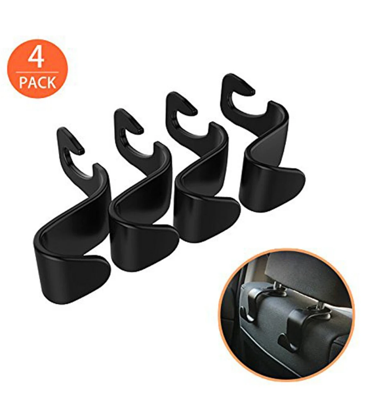 4PCS Car Seat hook Accessories Portable for subaru Legacy impreza forester xv trezia BRZ wrx levorg Outback 2008 2009 2010 2011