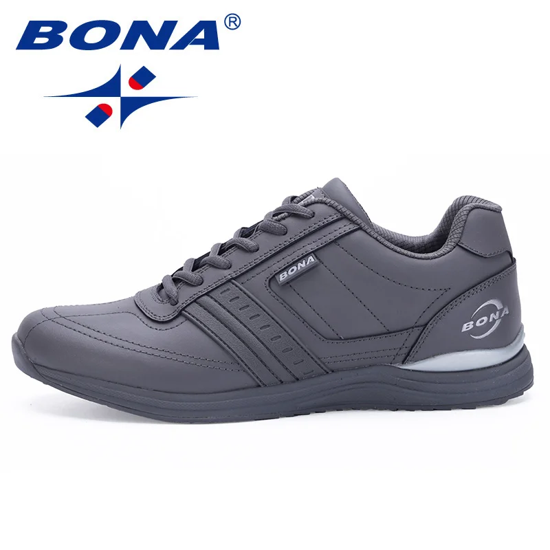 BONA New Hot Style Men Walking Shoes Lace Up Sport Shoes Outdoor Jogging Athletic Shoes Comfortable Men Sneakers