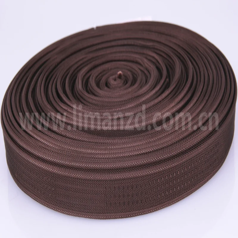 Coffee Heavy Nylon Webbing Thick Edge Tape 32MM