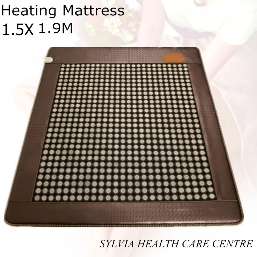 

NEW Korea Jade Heating health Mattress heating Health Care Thermal good sleeping Jade Mattress with free eye cover 1.5X1.9M