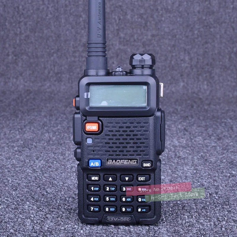 

BaoFeng BF-UV5R Walkie Talkie VHF&UHF Dual Band Dual Display 128CH Handheld HF Transceiver Interphone Flashlight Transceiver