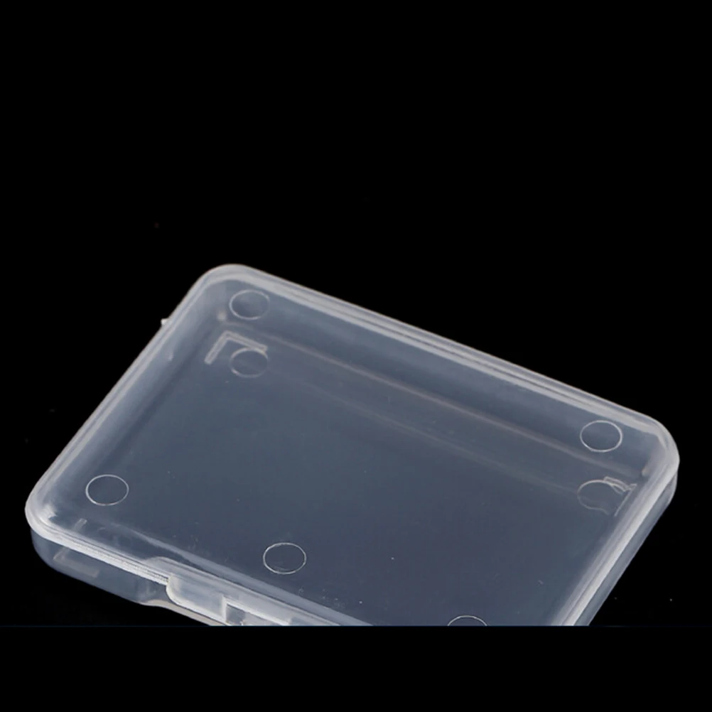 5PCS Plastic Transparent Small Clear Store box With Lid Collection Container Case jewelry Finishing Accessories Storage Box