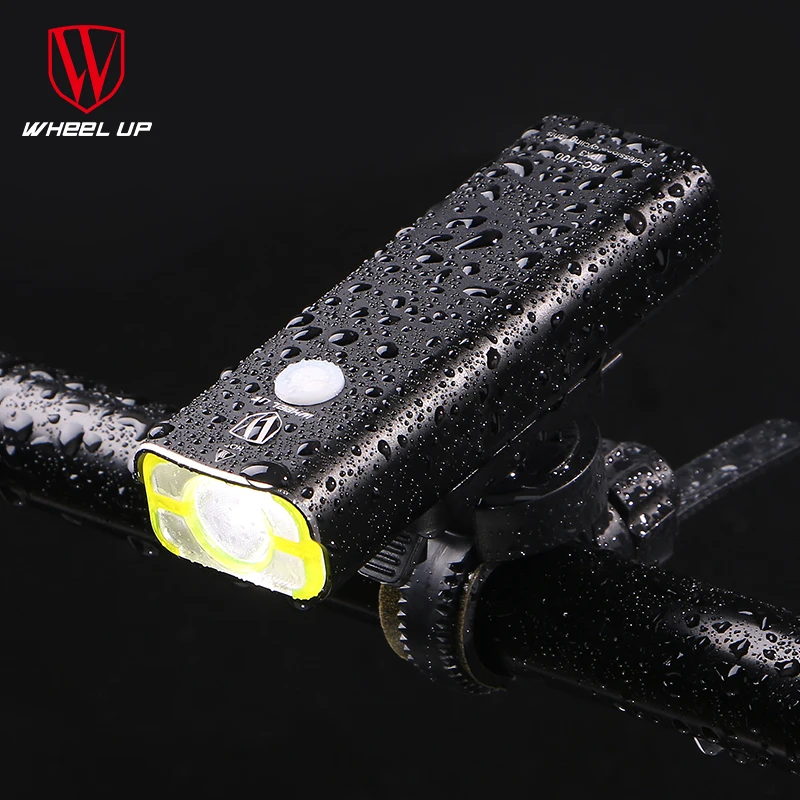 Wheel Up Usb Rechargeable Bike Light Front Handlebar Cycling Led Light Battery Flashlight Torch Headlight Bicycle Accessories