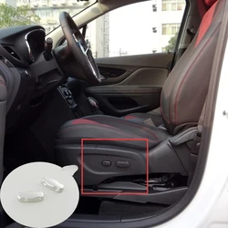 ABS matowy dla Buick Encore Opel Mokka 2016 2017 2018 regulacji siedzenia samochodu przełącznik patch pokrywa akcesoria do wykończeń samochodowych stylizacji 4X4