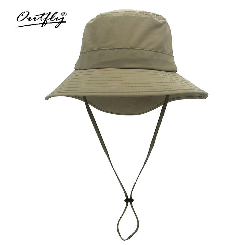 Outfly Oval Women's Summer UV Protection Sun Hat Bucket Hat Solid Color Polyester Quick-drying Outdoor Travel Hat