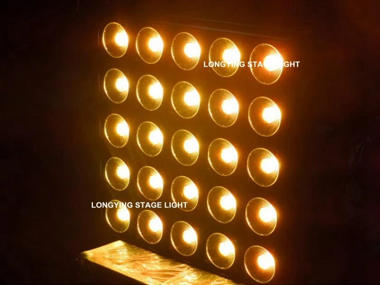 5X5 25X30W LED Matrix Light Disco Light LED Matrix Blinder Pixel Panel 30W COB RGB Led DJ Effect Background Support