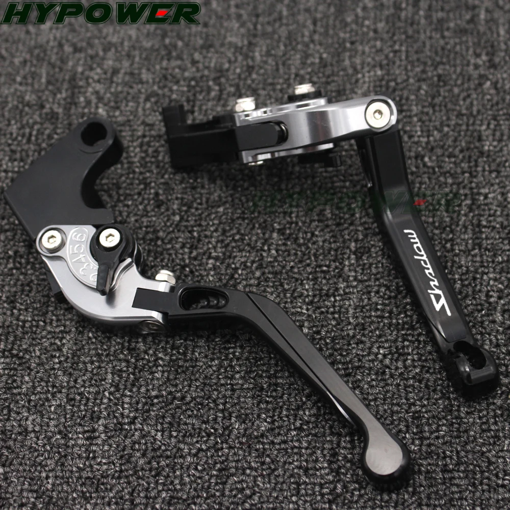 Black Spirit Logo Motorcycle Accessories Adjustable Folding Extendable Brake Clutch Levers Set For HONDA Black Spirit 2014-2016