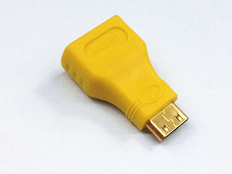 Mini HDMI-Kompatibel (Tipe C) Pria Ke HDMI (Tipe A) Konektor Adaptor Wanita