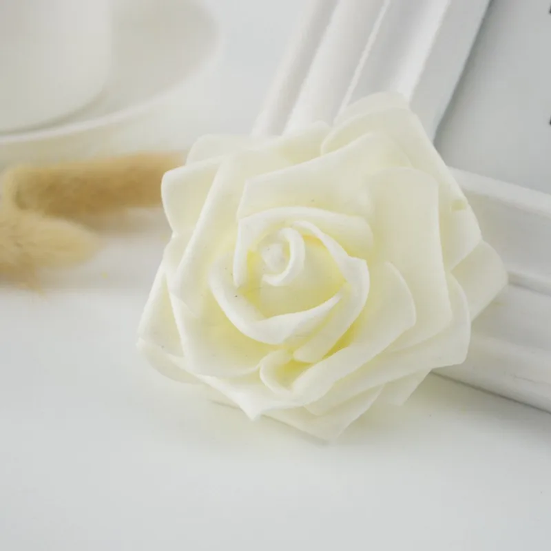 7CM Schaumrosen Blumenwand Heim- und Hochzeitsdekoration Brautaccessoires Ausverkauf Scrapbooking Brosche Handgemachte Kunstblumen – Detail 8
