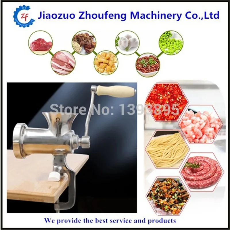 

Meat grinder high quality multifunctional stainless steel manual meat mincer pepper herb grinders 8# ZF