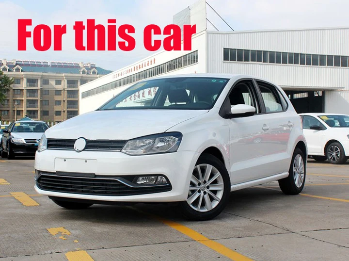 For VW Volkswagen POLO 2011 2012 2013 2014 Window Wind Deflector Visor Rain/Sun Guard Vent Car Accessories Stickers