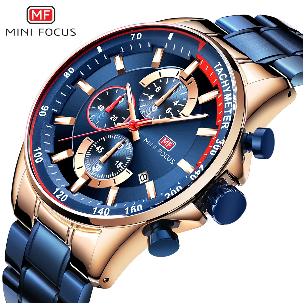 

MINI FOCUS Watch Men Fashion Sport Quartz Clock Mens Watch Top Brand Luxury Business Waterproof Watch Relogio Masculino Relojes