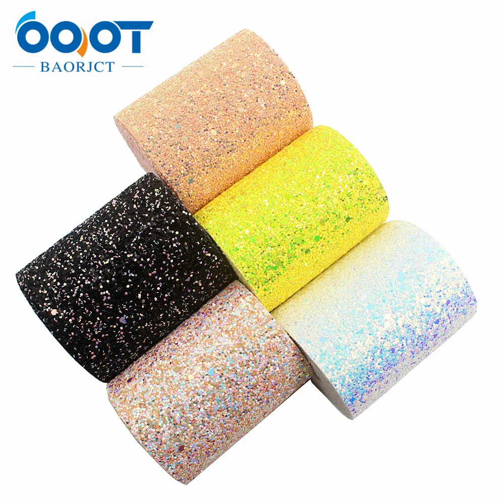 194121,2yds 3'' New Shiny Chunky Glitter Ribbon Blingbling Soft Fabric Gift Package Handmade Material DIY Hairbow Accessories