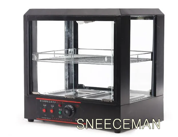 فندق مطعم الفولاذ المقاوم للصدأ خزانة طعام كهربائية صغيرة دفئا