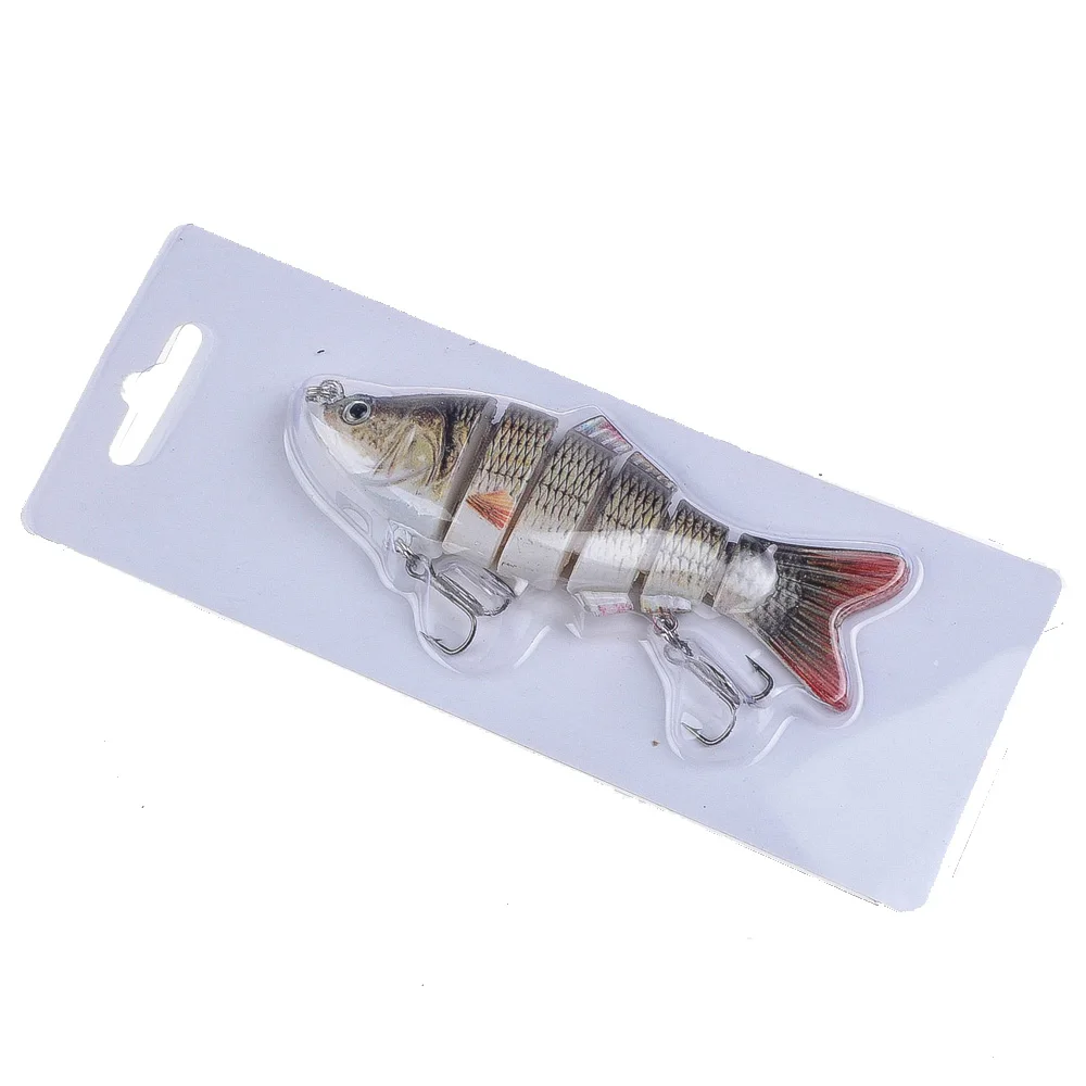 LINGYUE Swimbait Carp Fishing Lure 10cm 19g Lifelike Hard Bait 6 Jointed Wobbler Crankbait Isca Artificial Fishing Minnow Pesca