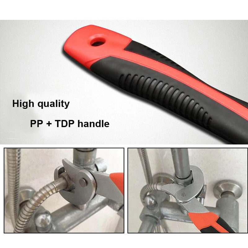 Multi-function Universal Quick Snap Grip Wrench Tiger Wrench Tools Socket Works with Spline Bolts Torx Universial Furniture Car