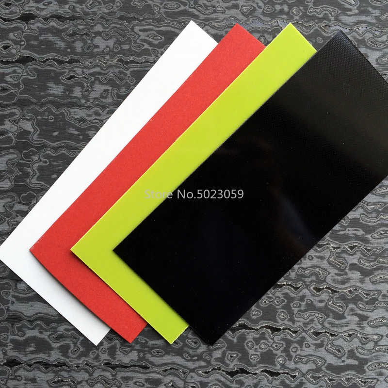 1 peça diy faca haste acessórios material 180*80mm g10 lidar com espaçador material fazendo material 1mm de espessura