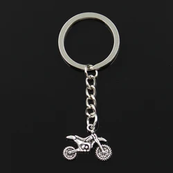 New Fashion Keychain 17x23mm Motorcycle Motorcross Pendants DIY Men Jewelry Car Key Chain Ring Holder Souvenir For Gift