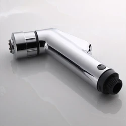 1pc Portable Bidet Sprayer Shattaf Toilet ABS Shower Spray Ass Tail Anal Cleaning Double Mode Bidet Hand Held Thread G1/2'