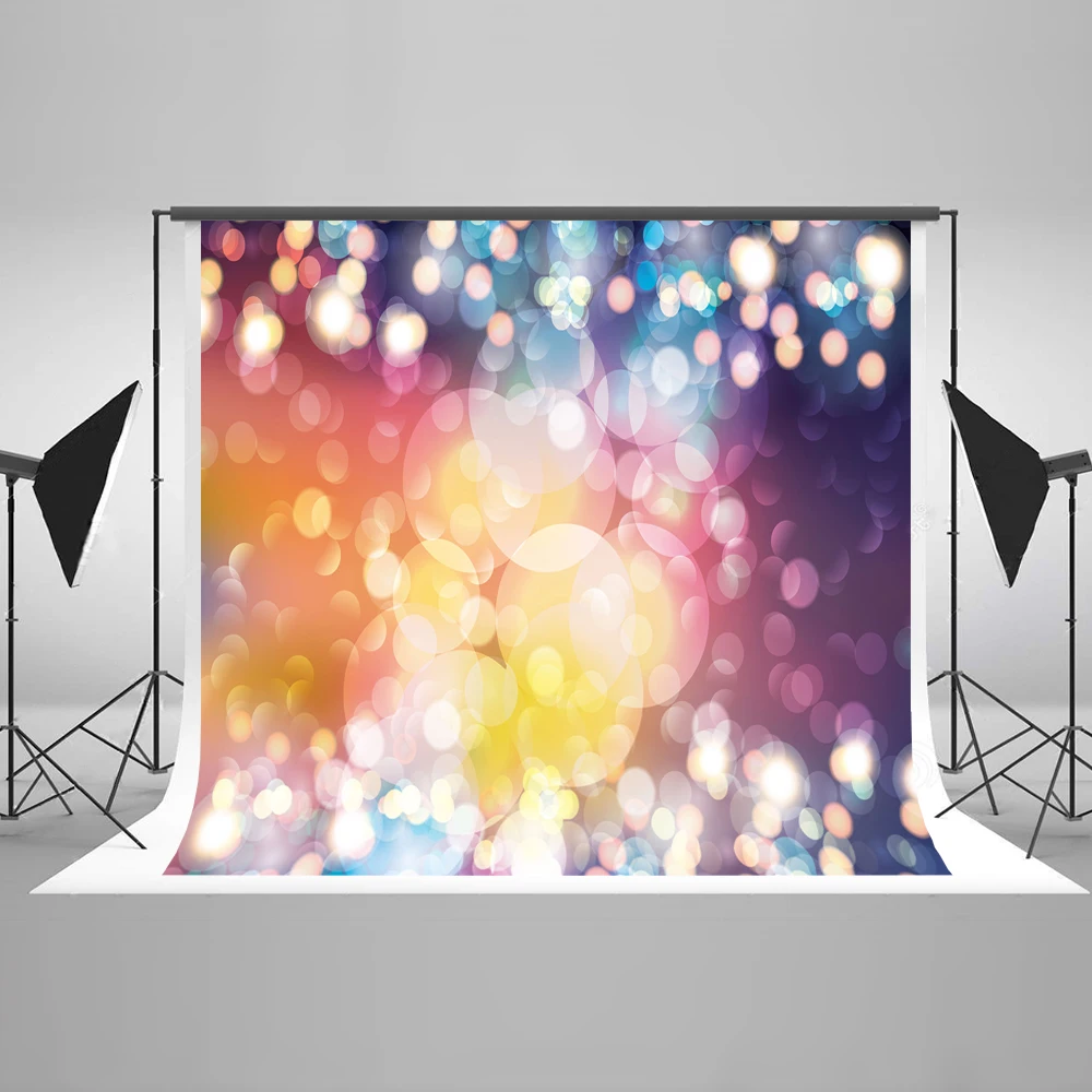 

VinylBDS Custom Bokeh Backdrops Photography Backgrounds Halo Newborn Sparking Photocall Backdrops For Photography Fotografia