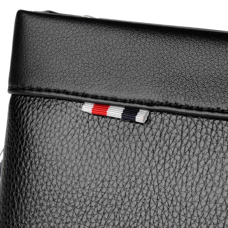 Luxury Brand Business Men Wallet Leather Man Clutch Bag Coins Pocket Purse Casual Envelope Long Wallets Male Handy Bag For IPAD