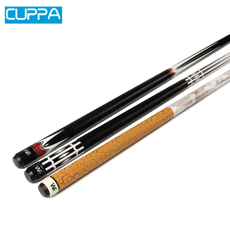 

Cuppa Billiards Hardwood Canadian Maple 10.5mm/11.5mm/12.75mm Tips Pool Cues Billiard Stick