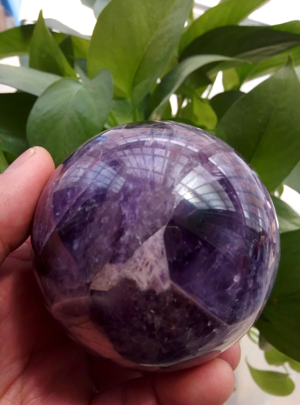 

75mm NATURAL Dream Amethyst Crystal sphere ball Orb Gem Stone