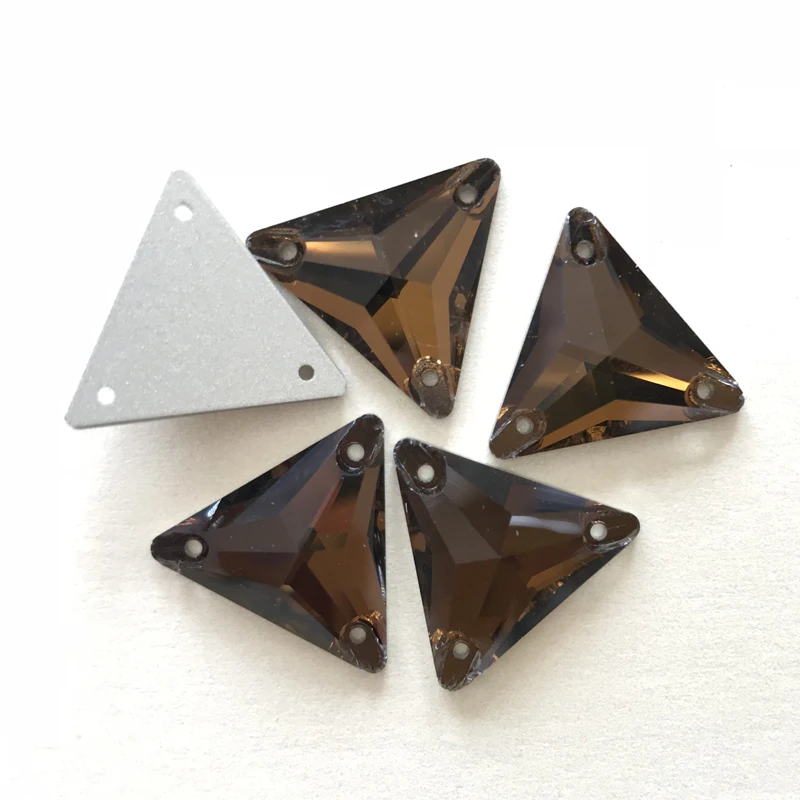 YANRUO 3270 Dreieck DIY Nähen Kristall Strass Nähen Auf Steine Glas Perlen Flache Rückseite Strass Genäht Für Kleidung – Detail 14