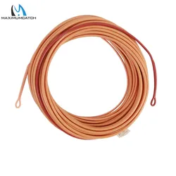 Maximumcatch SkagitMax 17-25FT 200-650gr Shooting Head Fly Fishing Line Honey/Brown Color With 2 Welded Loops Floating Fly Line