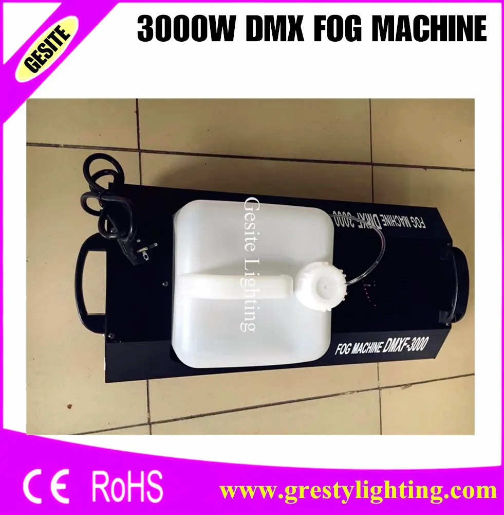 3000W Fog Machine DMX512 Wire Wireless Remote Control Continuous