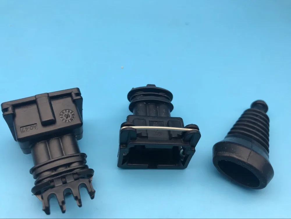 89FG-14A464-HCB 3 pin female 3 way waterproof wire harness ignition coil pack ECU plug kit connector