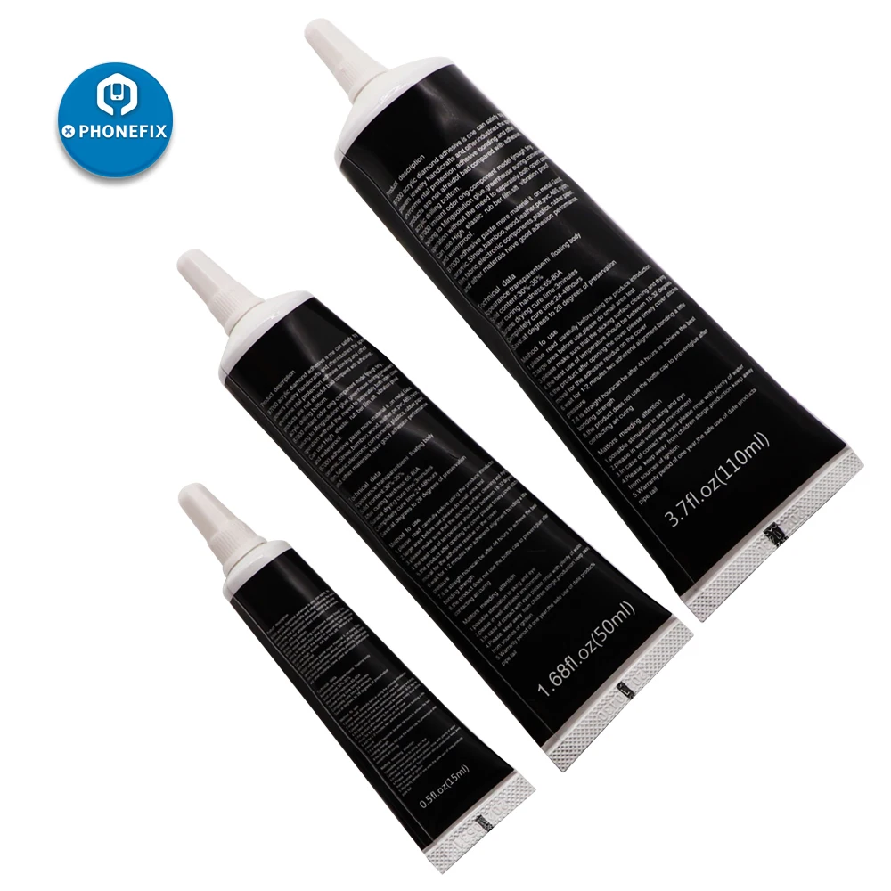 Cola adesiva transparente multiuso b7000, vidro touch screen, reparação de celular para capa de celular, joias, ferramentas diy, reparo de relógio
