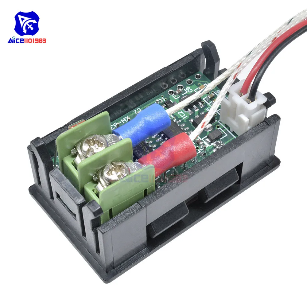 XH-B310 RGB LED Digital Tube Thermometer 12V Temperature Meter K-Type Thermocouple Tester M6 Thread Temperature Sensor Probe