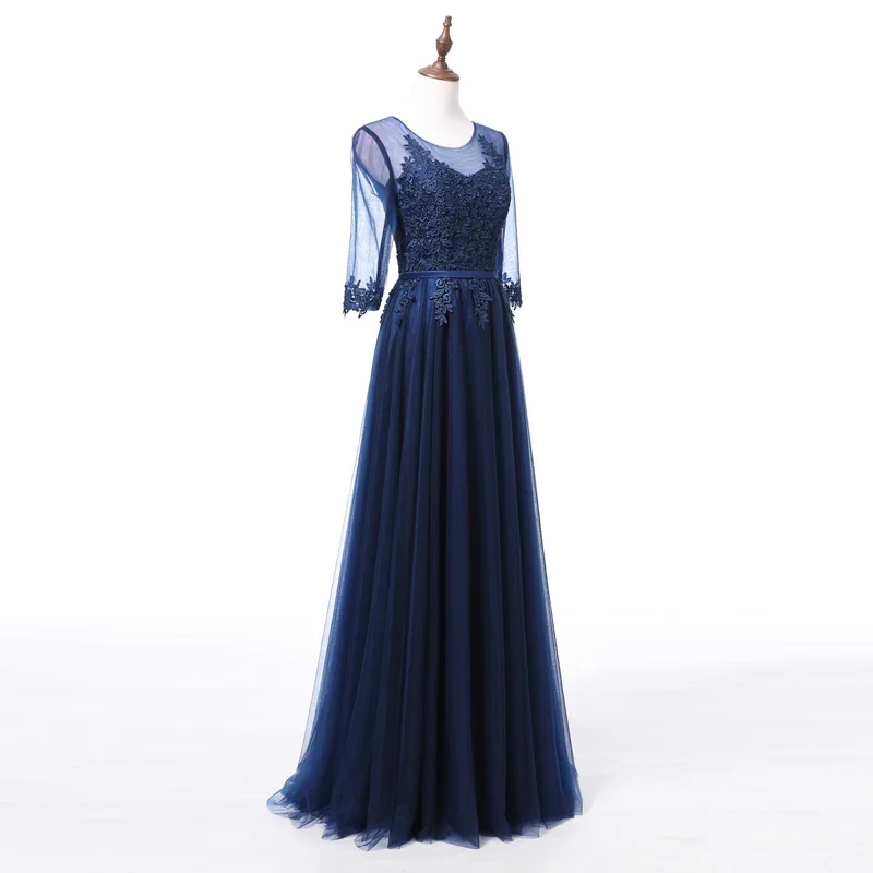 FADISTEE-Robe de Demoiselle d'Honneur Longue et Élégante, Appliques en Dentelle, Demi-Manches, Grande Taille, Transparente, Tenue de Soirée de Mariage, Moins de 50 $