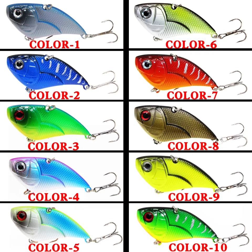 Fishing-Lure VIB Hard-Bait Diving 14g Winter with Lead-Inside Swivel-Jig Wobbler Ice