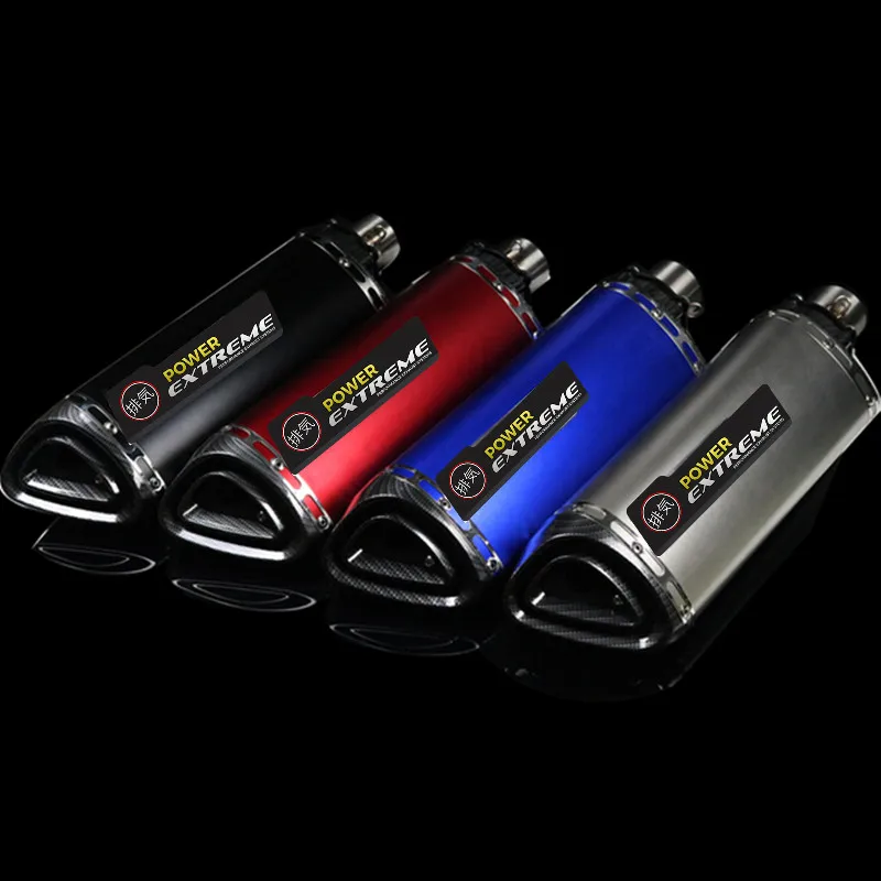 UNIVERSAL MOTORCYCLE EXHAUST RACING MUFFLER Modified Scooter GP DIRT BIKE MUFFLER FOR MOST MOTORCYCLE