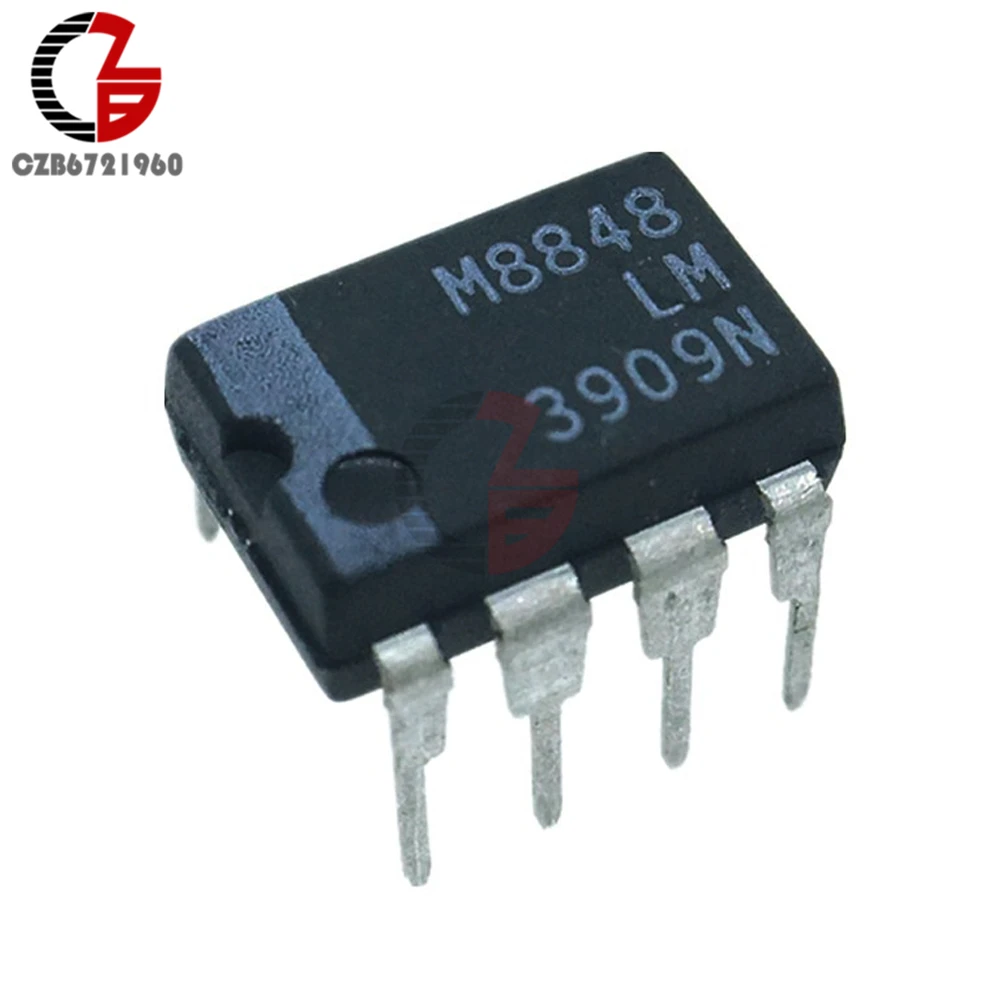 LED Flasher Oscillator IC NSC DIP-8 LM3909N LM3909