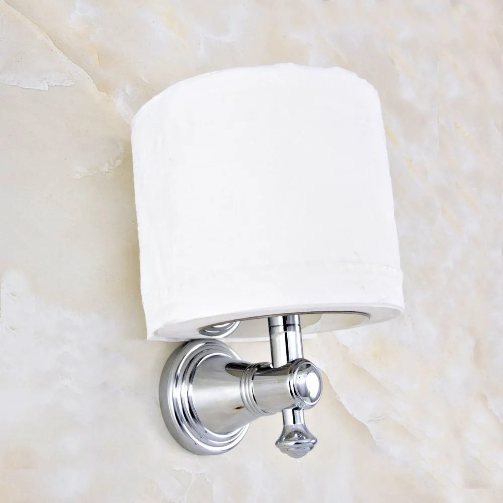 Polished Chrome Brass Wall Mounted Bathroom Toilet Paper Roll Holder Bathroom Accessory mba817